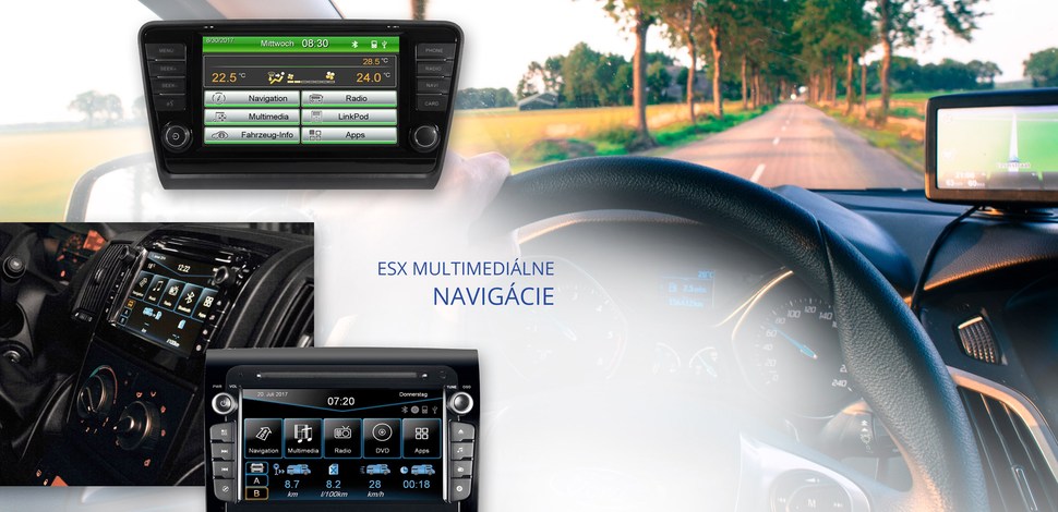 ESX Vision originlne navigcie