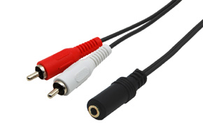 Audio adaptr JACK - CINCH