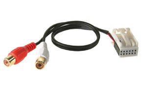 AUX vstup adaptr pre AUDI (06->) - CINCH