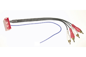 AUX vstup mini ISO-RCA