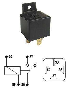 Spnacie rel-12V/30A