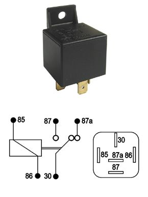 Prepnacie rel-12V/30A