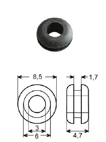 Priechodka 3 mm.