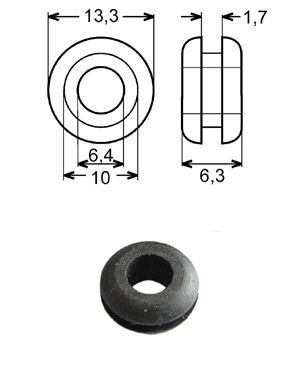 Priechodka 6,4 mm.