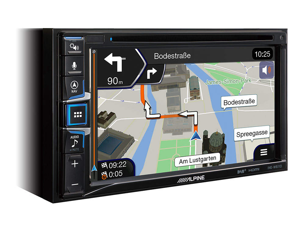 ALPINE INE-W611D navigcia 2DIN