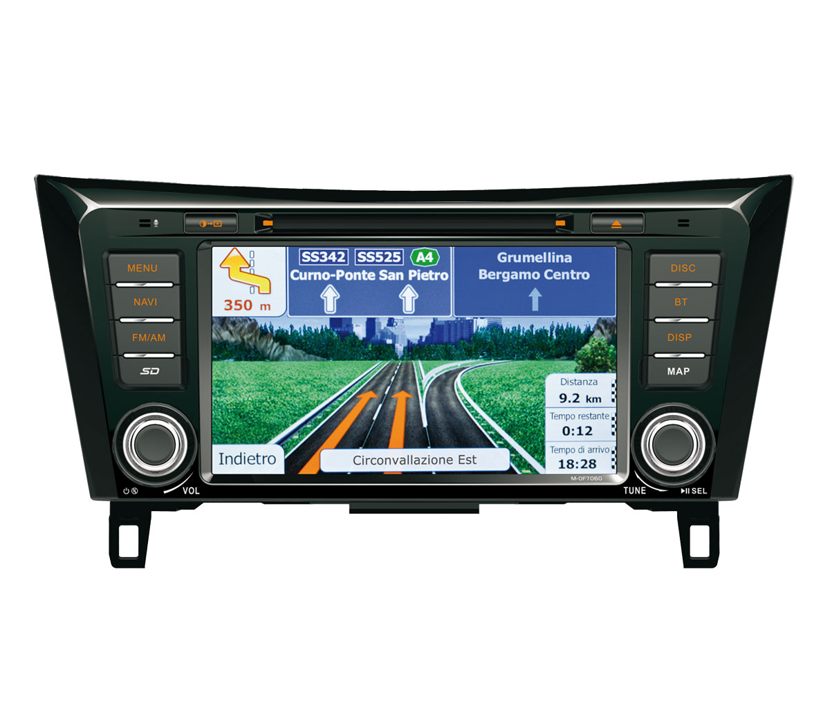 Autordio-GPS MACROM  M-OF7060 OEM navigcia Nissan Qashqai / X-Trail (2014>)