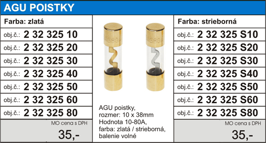 AGU poistky