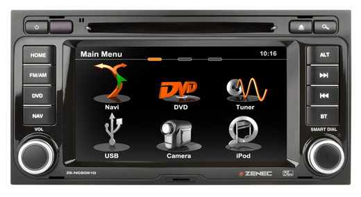 GPS autordio Zenec pre VW T5 Multivan, California - ZE-NC2060D E>GO